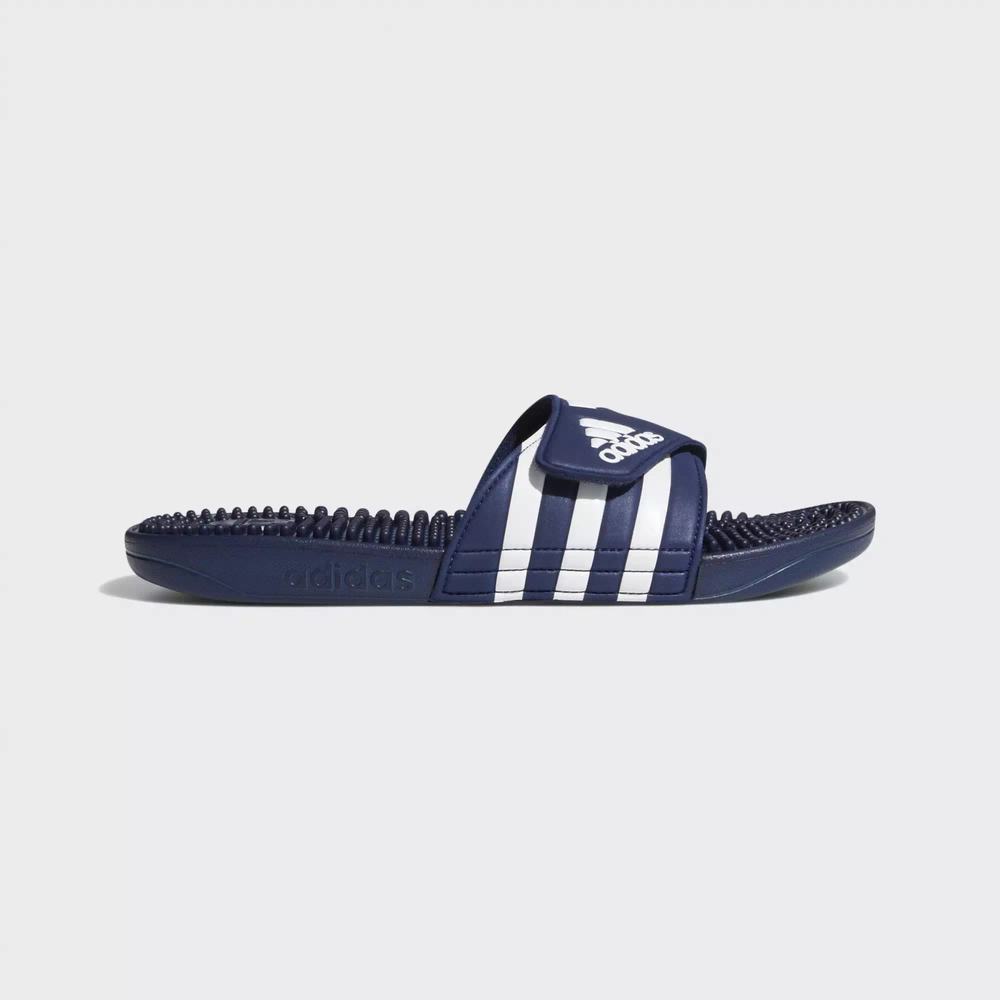 Adidas Adissage Chanclas Azules Para Mujer (MX-63996)